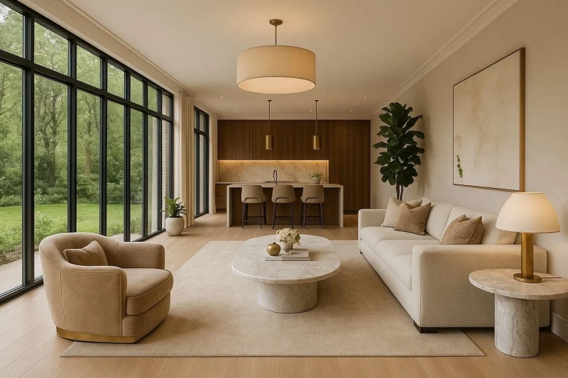 Karaktervolle villa met moderne luxe in een groene oase.